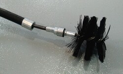 Machine de Nettoyage de Tuyaux Brosse Dure Ø120 mm - Thumbnail